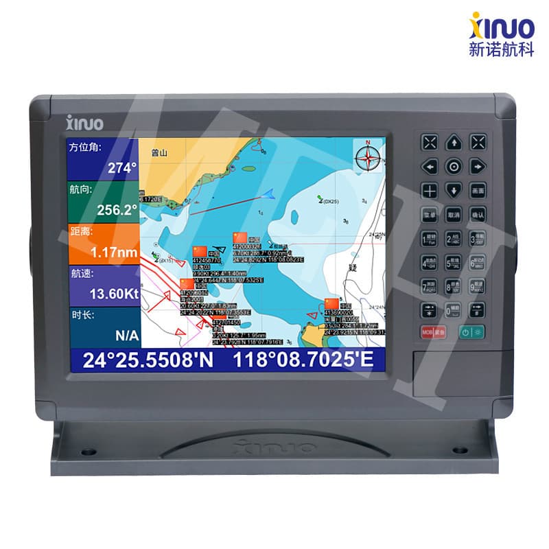 Marine AIS Collision Avoidance Instrument Sinno XF-1069B Navigator Beidou GPS Satellite Positioning 10-inch Chart Plotter