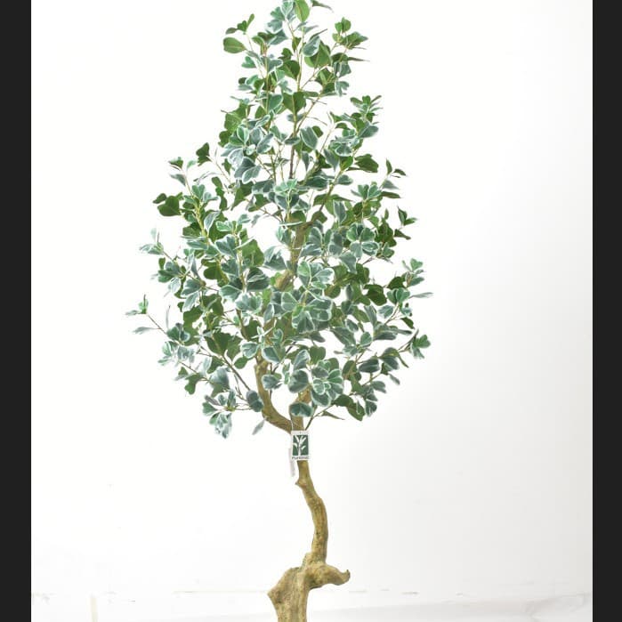Green Artificial Heart-Shaped Tree, Luxury Large Indoor Living Room Courtyard Potted Fake Plant, Bionic Plant