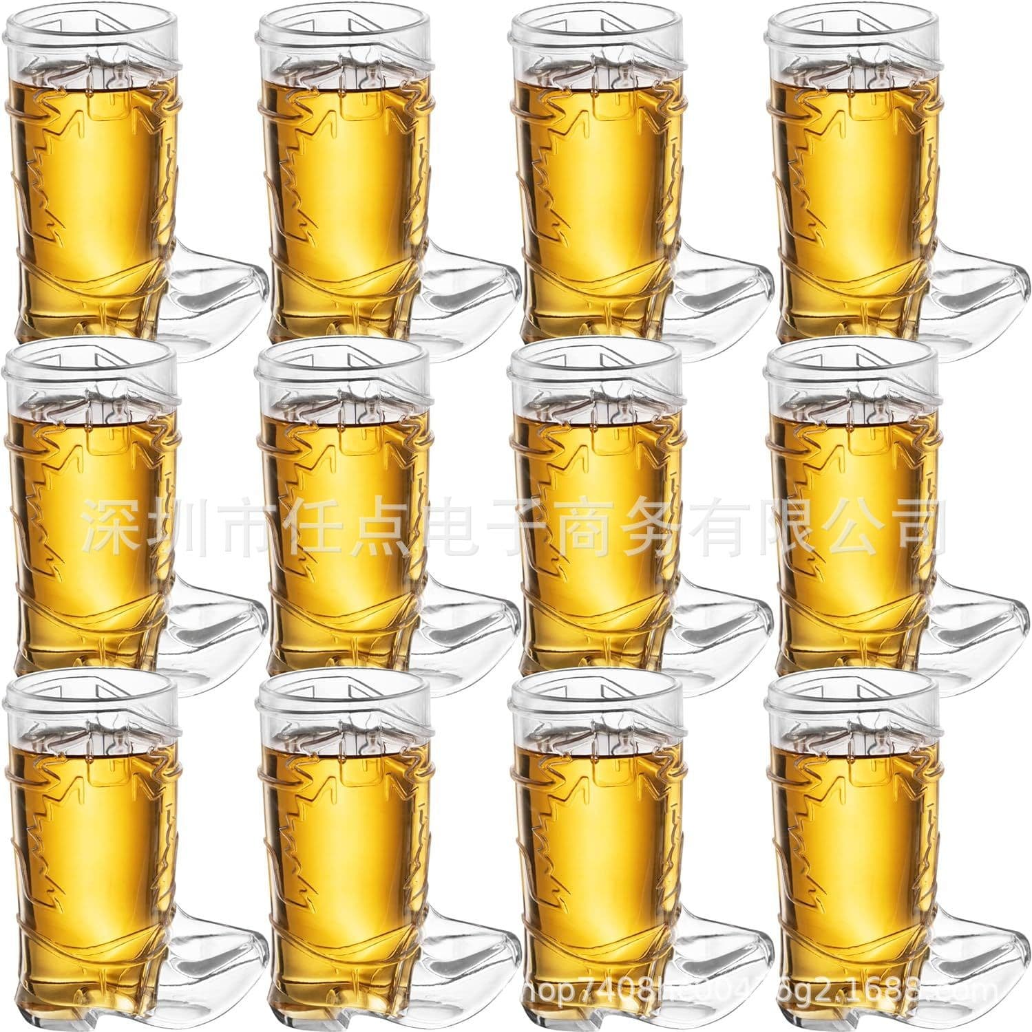 Mini transparent plastic beer mug - 1.75 inches tall - perfect for parties, family dining, and barware.