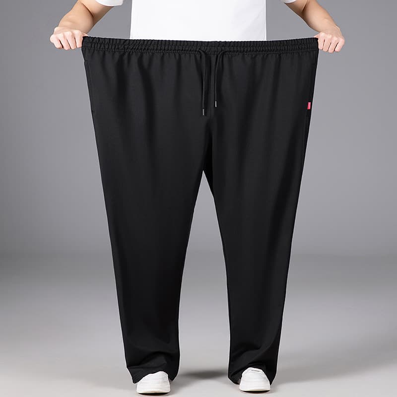 Cross-Border Version Extra-Large Pants, Oversized Loose Fit, Men's Casual Pants, European and American Sizes, Size 200kg for Men