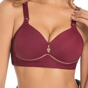 Factory Direct Middle-Aged and Elderly Wire-Free Thin Breathable Magnet-Free Bra for Women, Push-Up Comfort Bra Cross-Border Bra