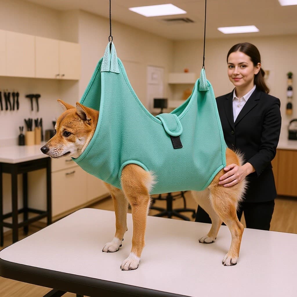 Pet hammock for nail trimming, ear care, bath cleaning, clothes hanging, cat and dog grooming care hammock