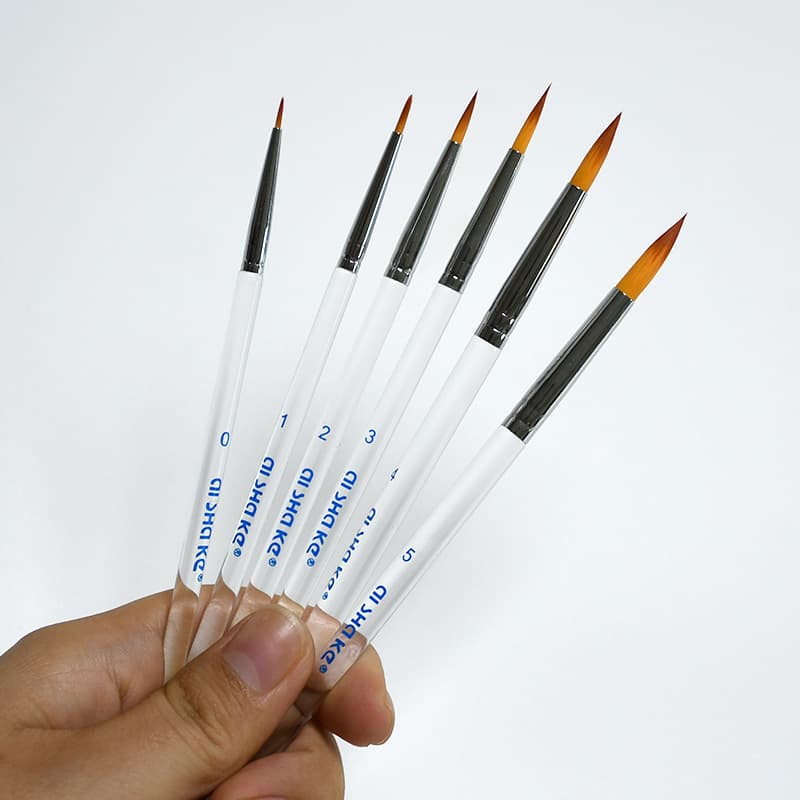 Acrylic Nylon Round Head Crystal Rod Liner Pen Watercolor Pen Nail Art Face Reading Oil Painting Transparent Rod