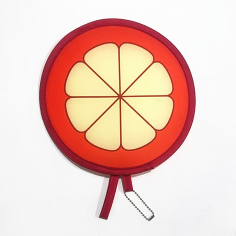 Factory Stock Reflective Board Frisbee Fan Folding Fan Folding Cartoon Fan Portable Round Fan Japanese Support Fan Round Fan