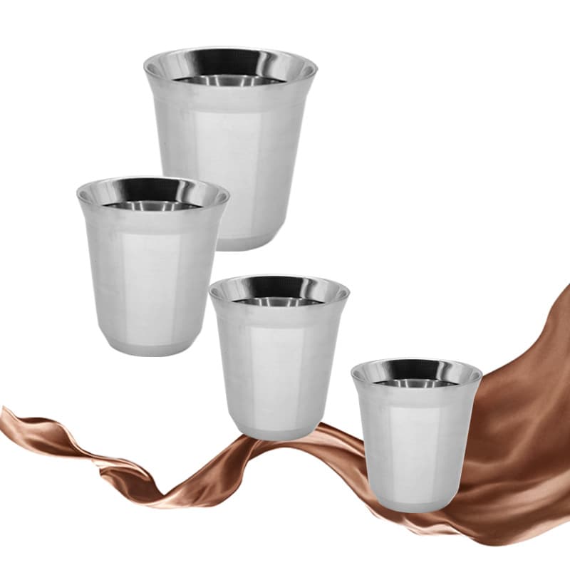 304 Stainless Steel Coffee Cup Beer Cup Spirit Cup Cold Drink Cup Wine Cup Milk Cup Children's Cup Insulated Coffee Cup