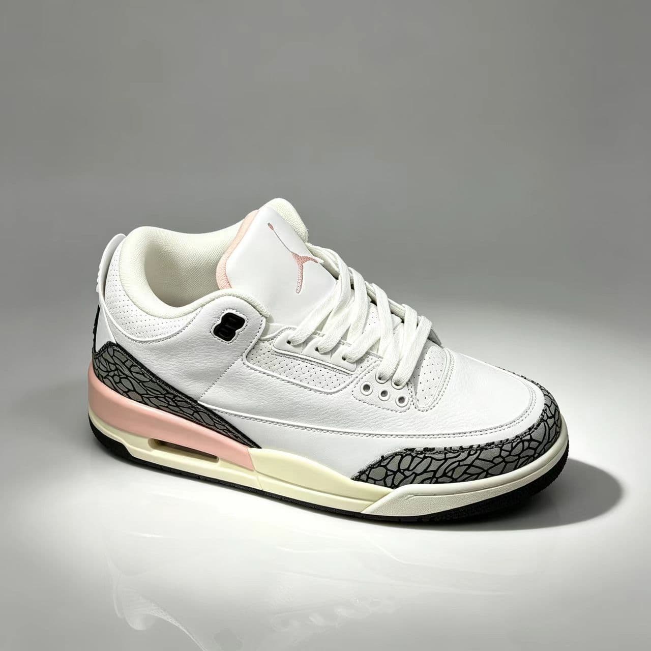 Jordan 3 Series Dad Shoes, Couple Style, Middle School Student Sports Casual Running Shoes, High-Value Classic Air Cushion Basketball Shoes for Men