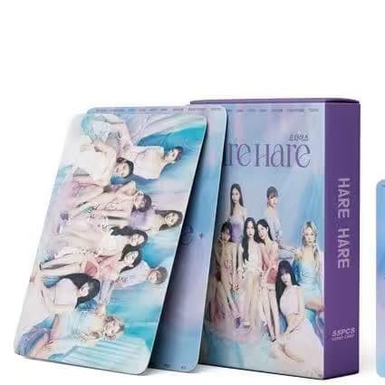 Total Link Cross-Border In Stock 55pcs TWICE Girl Group Cards Im Nayeon Star Collectible Cards Merch LOMO Album Cards