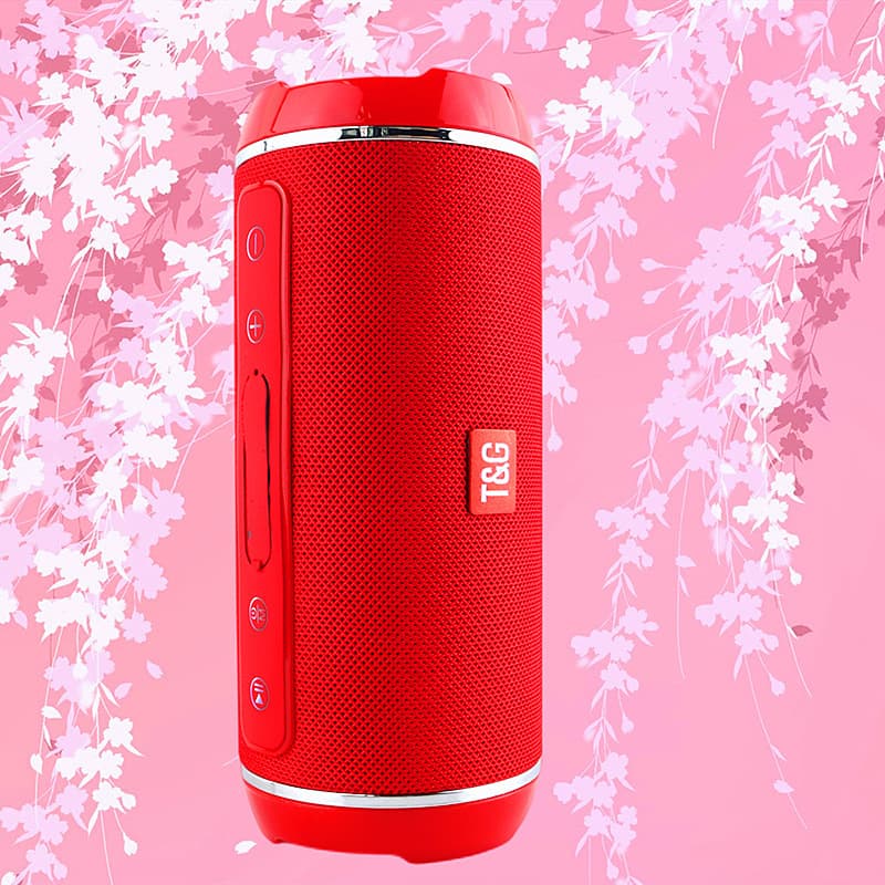 TG116 New Outdoor Waterproof Mobile Phone Bluetooth Speaker Car Subwoofer USB Flash Drive TF Card Voice Broadcast Mini Steel Cannon