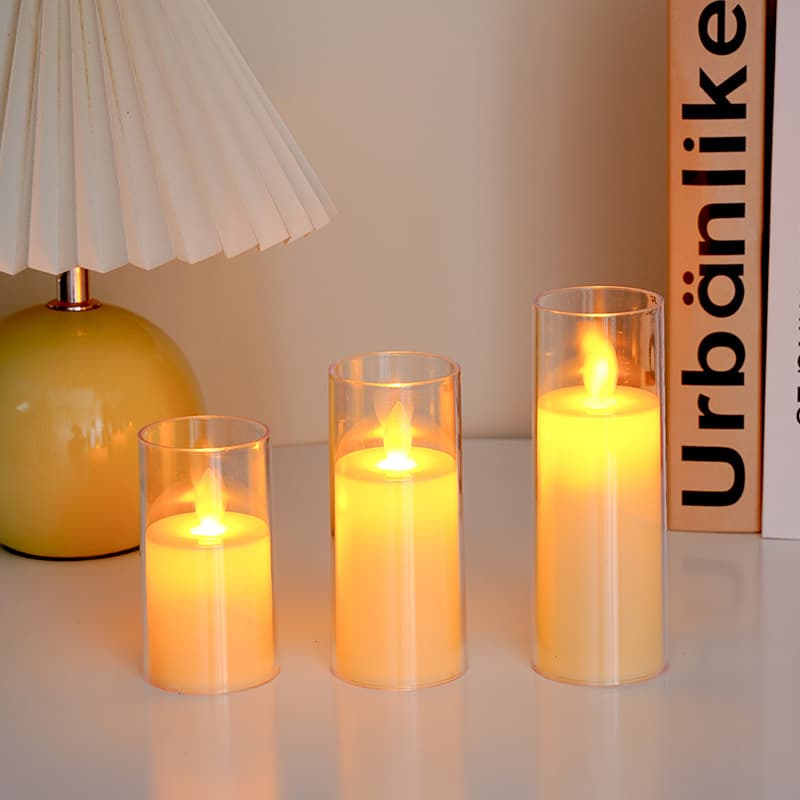 LED electronic candle wedding wedding candlelight concert script killing props Christmas celebration simulation candle wholesale