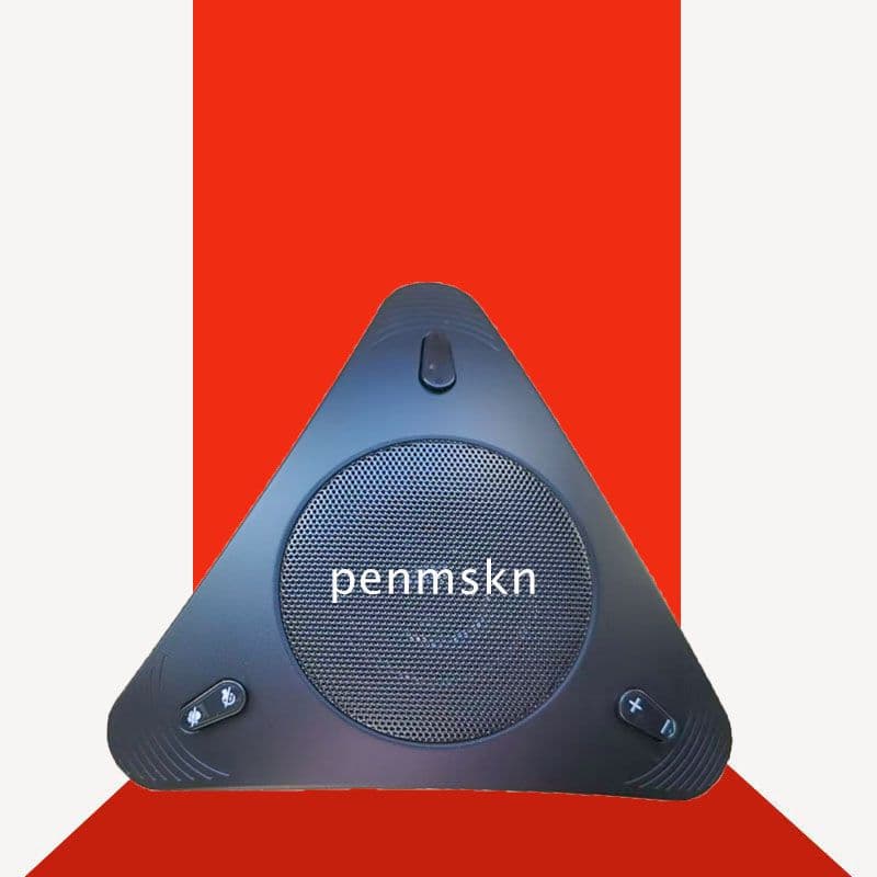 USB Plug-and-Play Portable Desktop All-in-One Omnidirectional Microphone Speaker with Noise Reduction