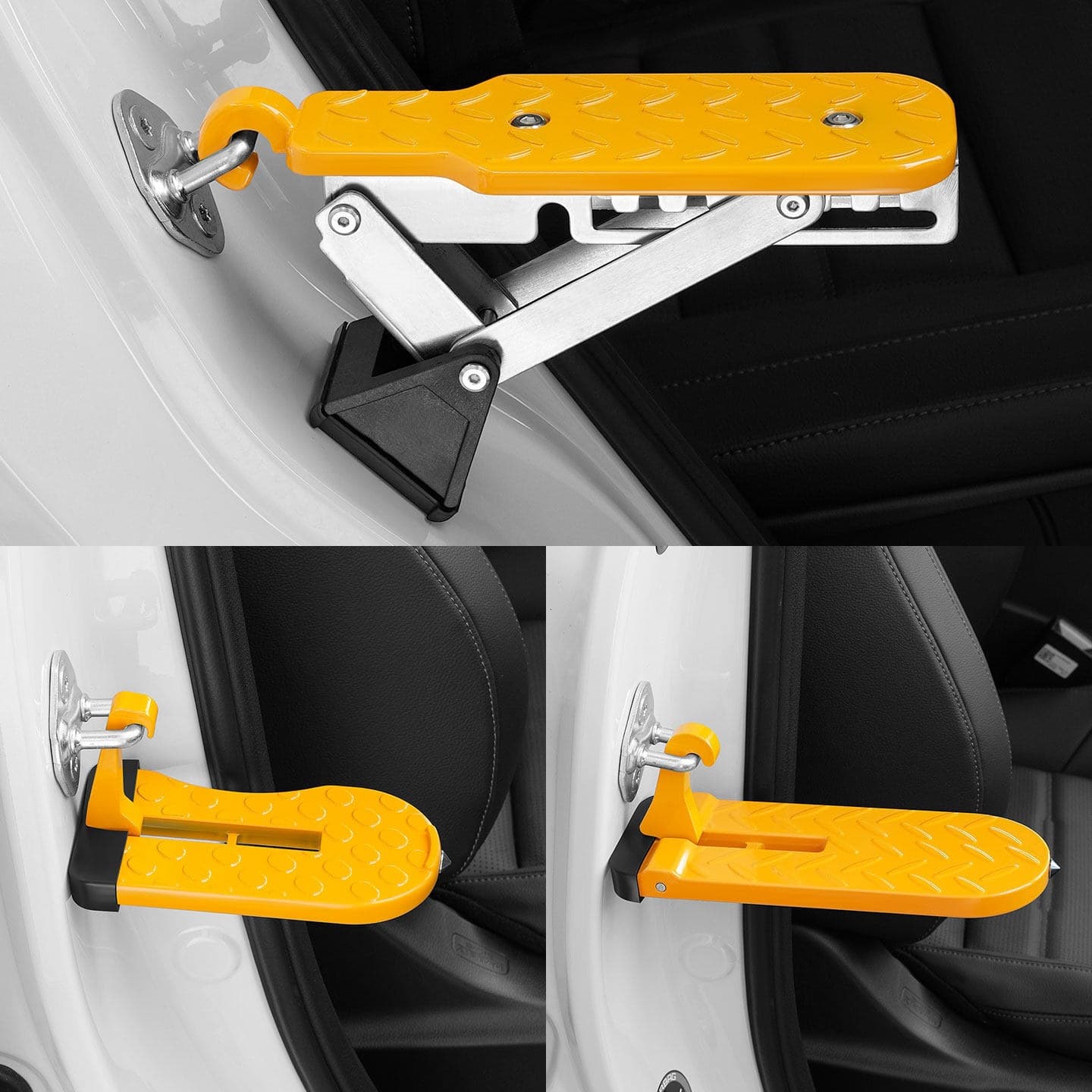 Universal Car Roof Ladder Locking Folding Footrest Step Assist Ladder Multi-function Hook Pedal