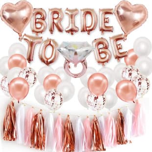 Bachelorette Party Rose Gold Bride To Be Balloon Decoration Wall Bridal Shower Party Balloon Set Wholesale