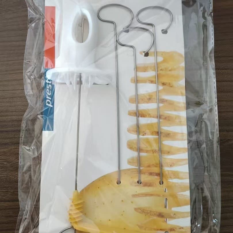Spiral potato cutter PRESTO 4spits rotating potato tower device spiral potato cutter potato chip skewers