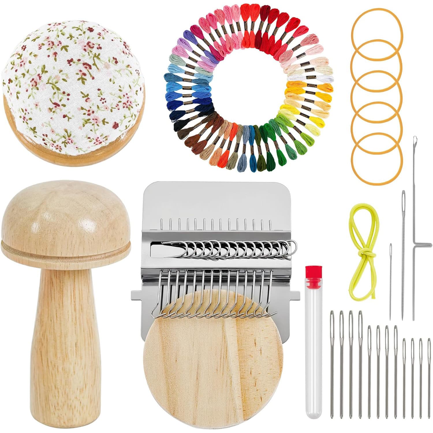 Cross-border Mini Darning Loom DIY Sewing Repair Tool Weaving Mending Kit