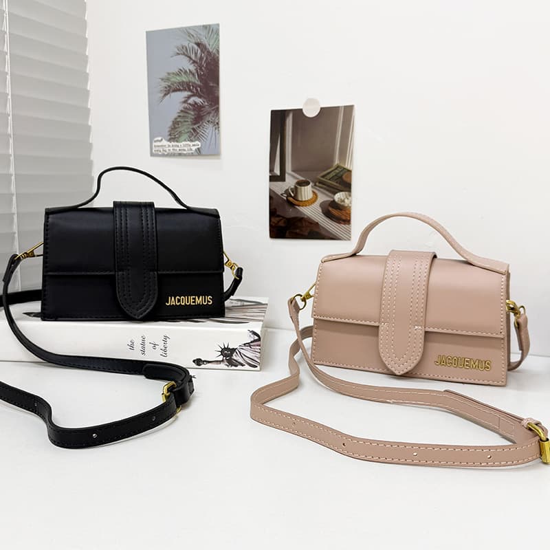 French niche cross-body bag for women cross-border new fashion embroidered thread portable small square bag temperament popular shoulder bag bags