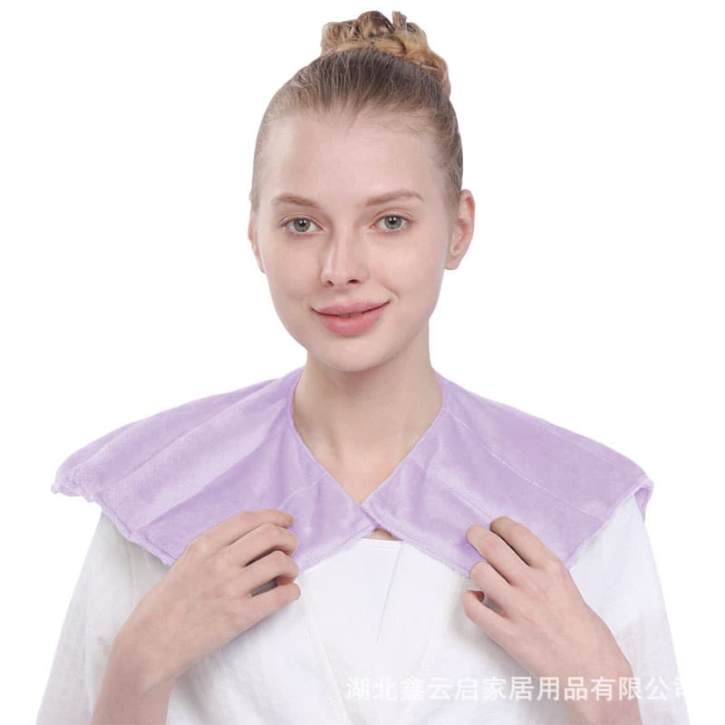 Mineral beads flaxseed lavender heat therapy neck wrap customizable relaxes neck muscles neck wrap Amazon hot-selling