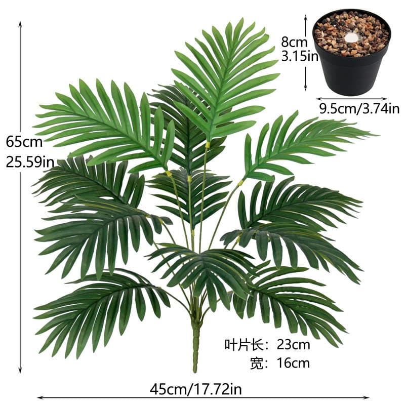 Artificial Green Plants and Flowers Bundle PVC Plastic Bionic Fake Plants Restaurant Partition Decor Outdoor Garden Decoration
