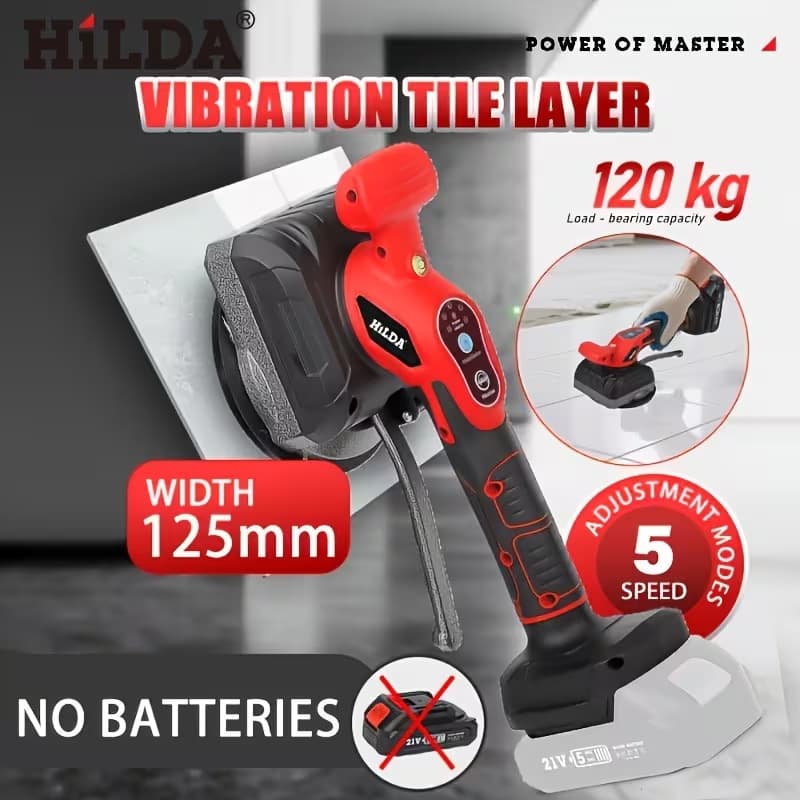 High-Power Lithium Battery Tile Leveling Machine Floor and Wall Tile Laying Tool Long-Lasting Vibration Device