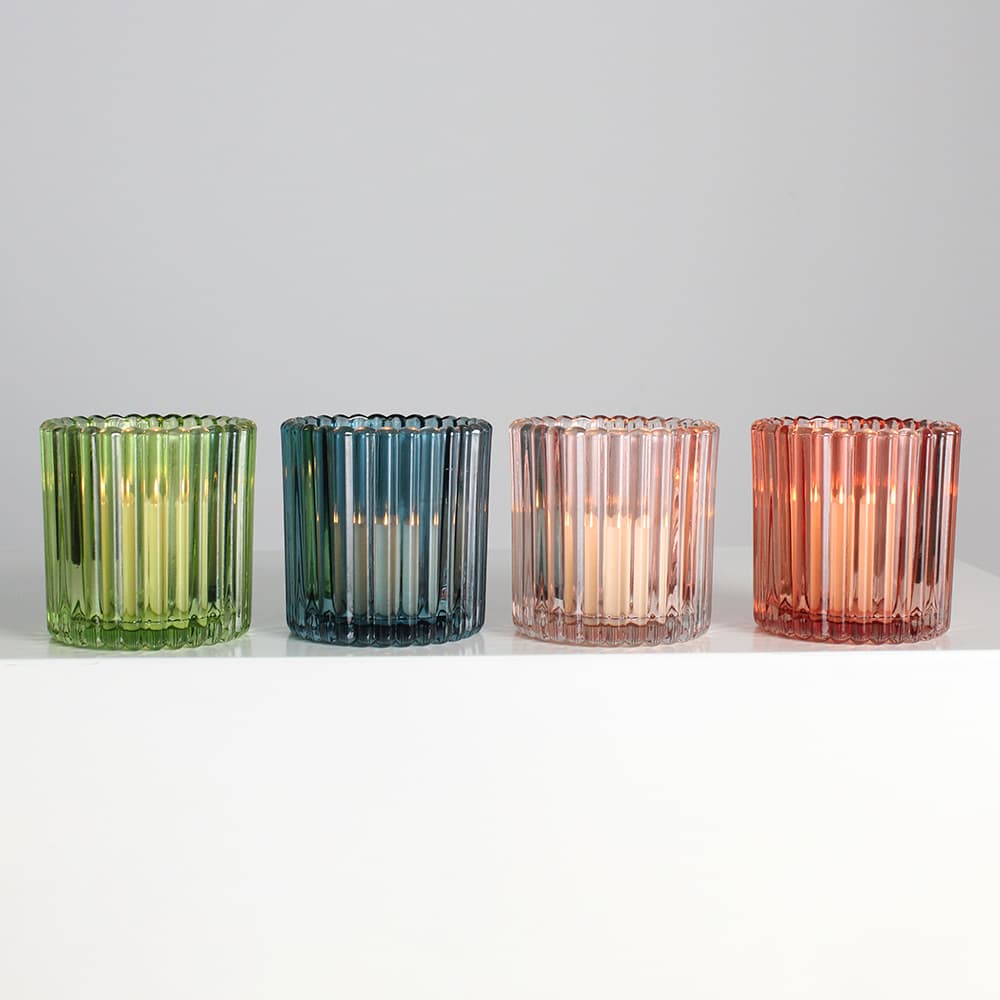 Home Minimalist Modern European Candle Holder Decoration for Candlelight Dinner Romantic Aromatherapy Candle Cup