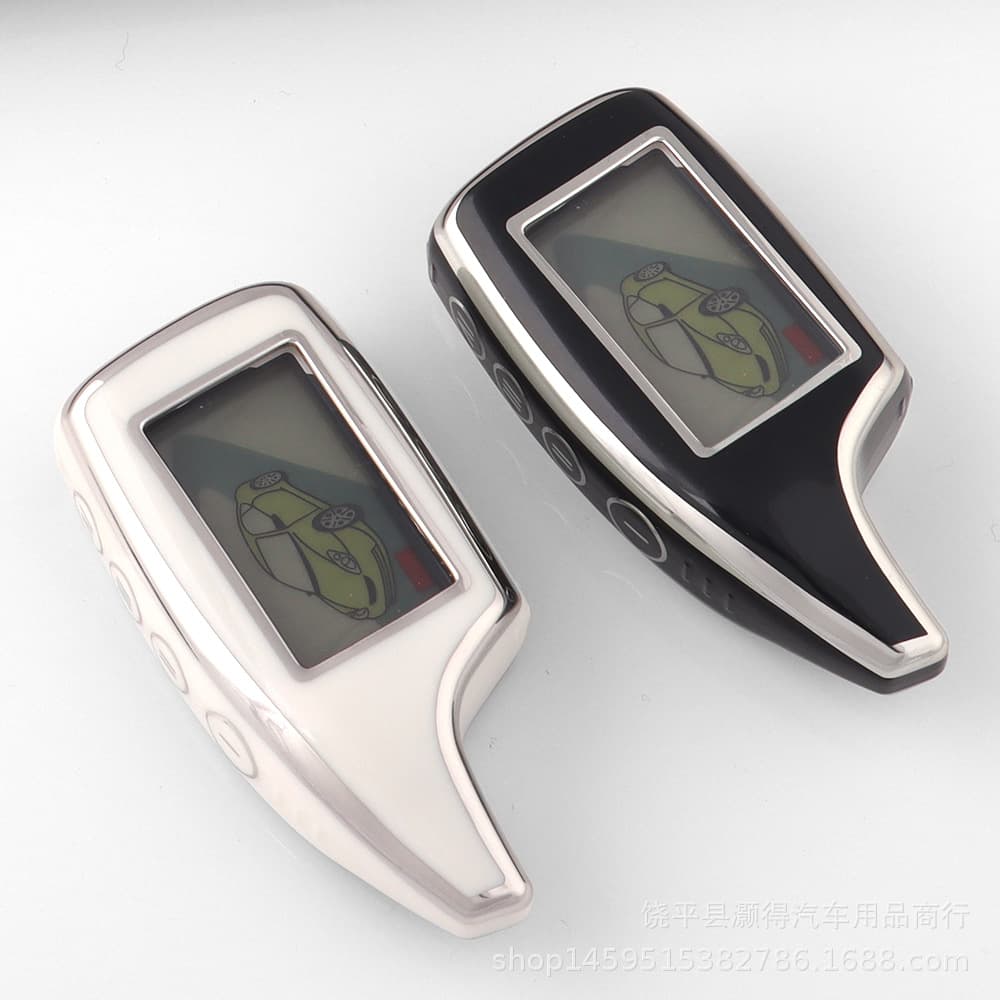 Car Key Case Russian Alarm Key Cover Shell Clip M5 M6 Scher-khan Magicar 5 6
