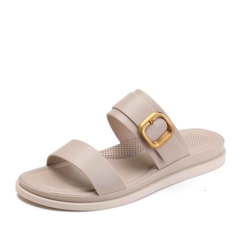 Cloud-like Comfort Sandals for Women, 2026 Summer New Style, Soft Sole Non-Slip Beach Sandals, Vacation Fashion Flat Slide Sandals