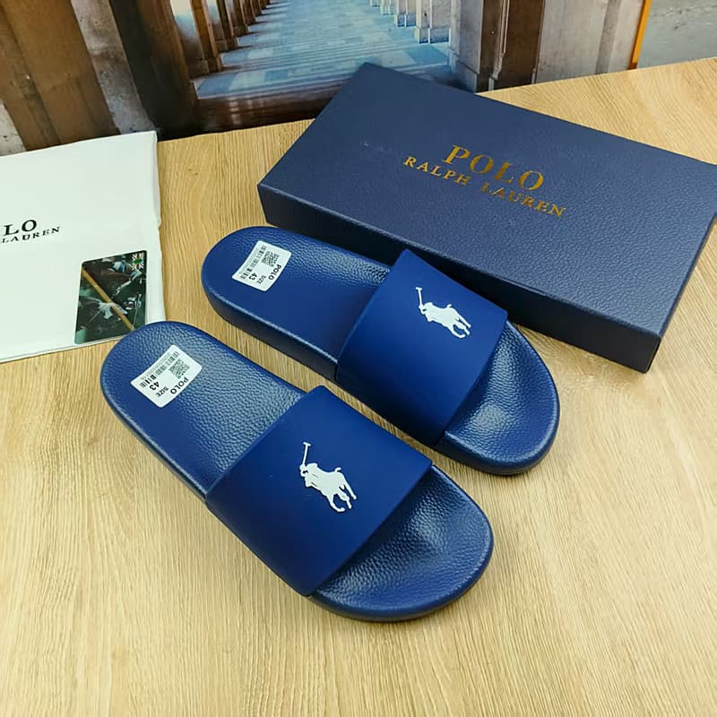 British royal aristocrat polo sports casual men's slippers 2025 summer new POLO Paul outer wear slippers
