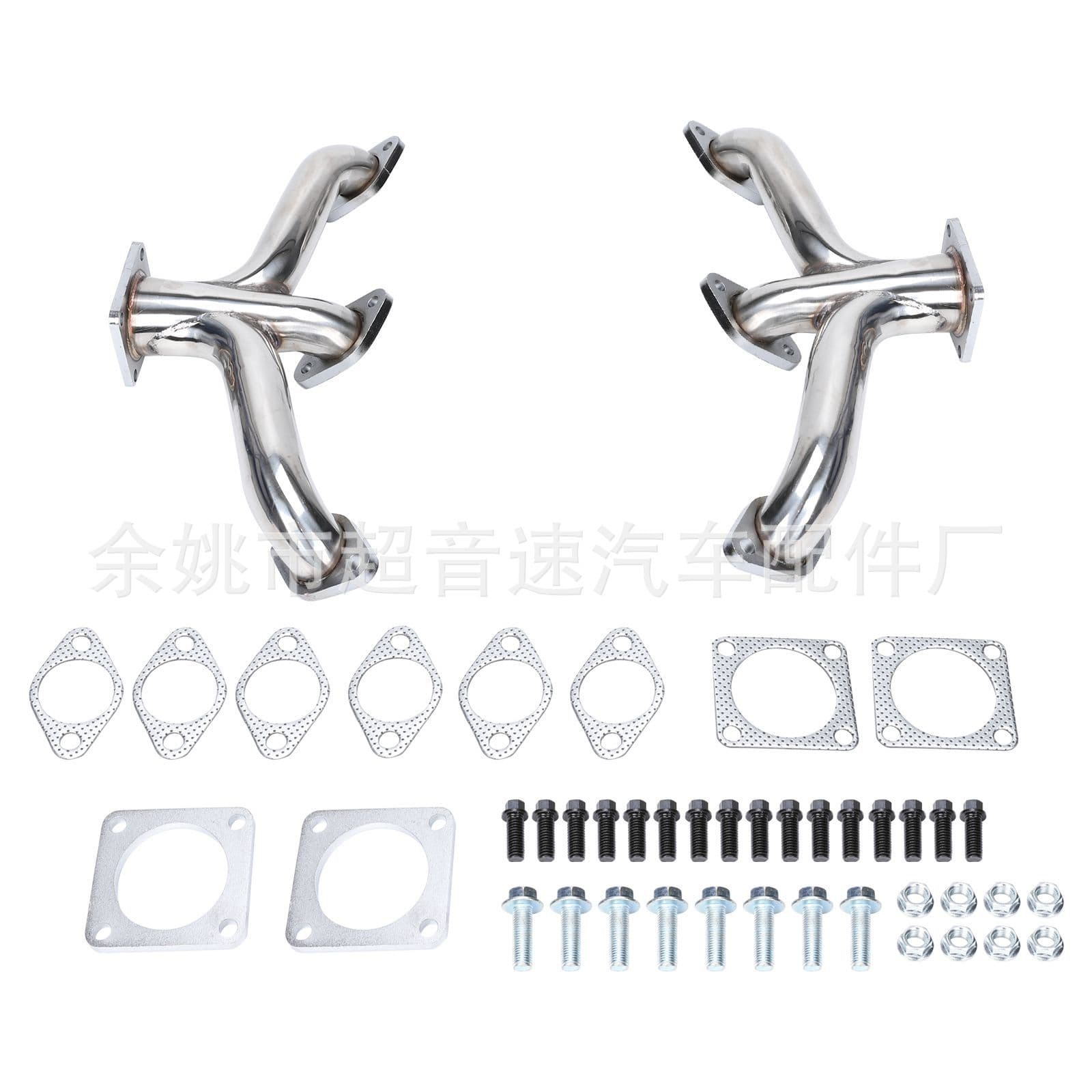 Car Exhaust Pipe Modification Cross-Border Support Overseas Warehouse One-Piece Delivery Stainless Steel Intake Manifold Exhaust Manifold