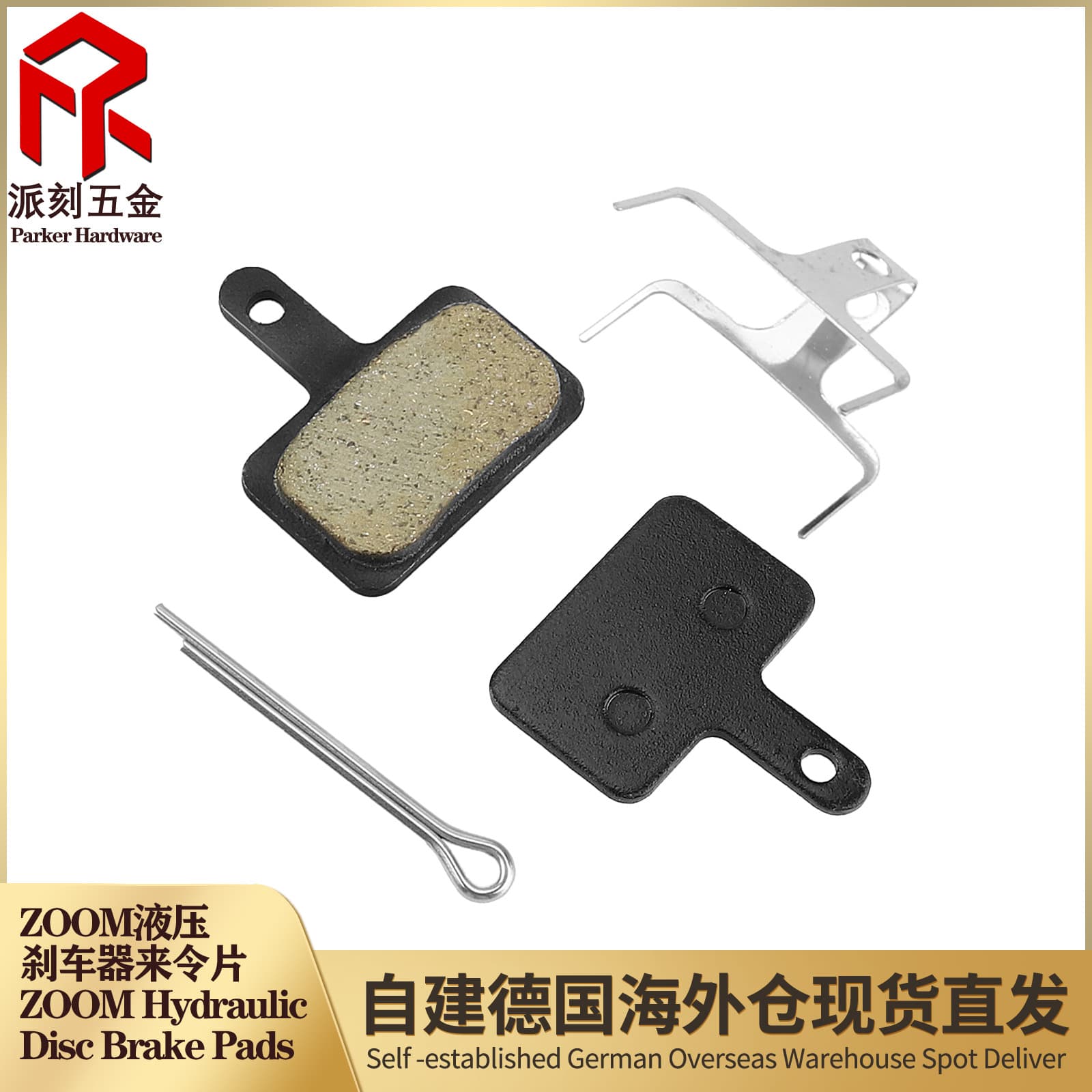 ZOOM MTB Hydraulic Disc Brake Pads Bicycle Disc Brake Pads Semi-Metallic Bike Caliper Pads
