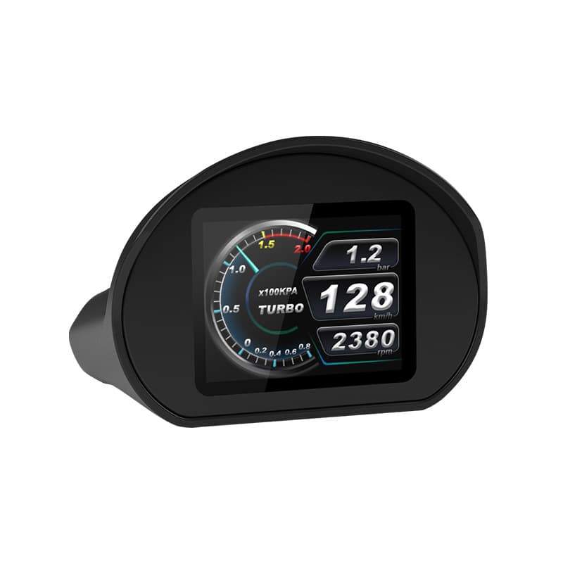 2-inch LCD color screen code meter OBD multi-function car HUD head-up display driving computer LCD meter