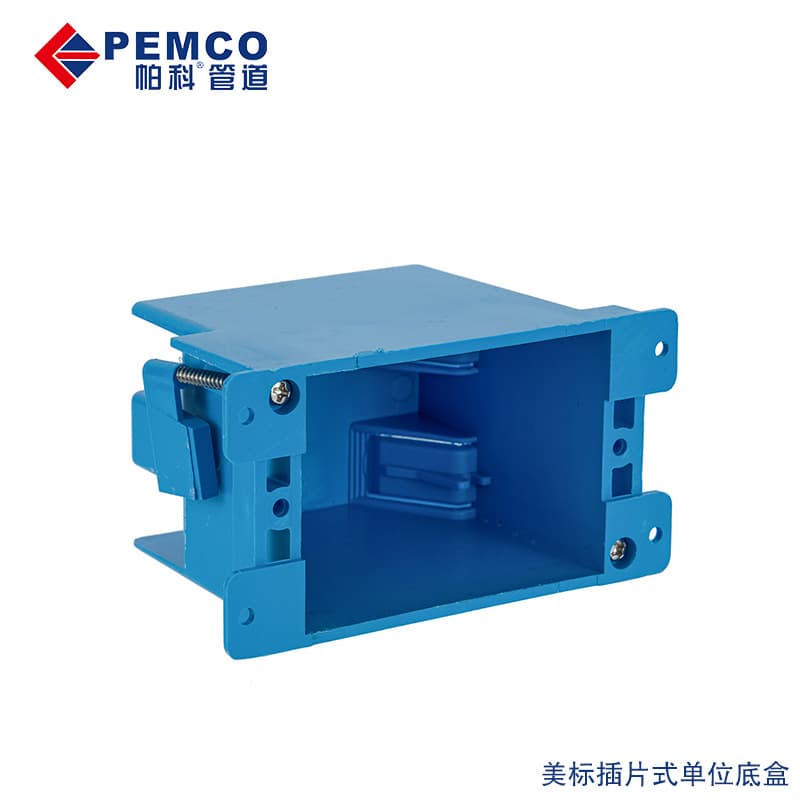 South American Junction Box with Mounting Ears, American Standard Old-Style Switch Socket Box