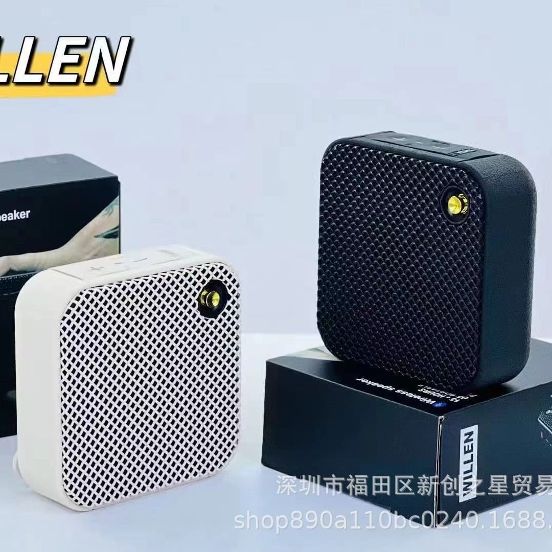 Foreign Trade Hot-Selling Willen Small Square Wireless Bluetooth Speaker Outdoor Portable Mini Subwoofer