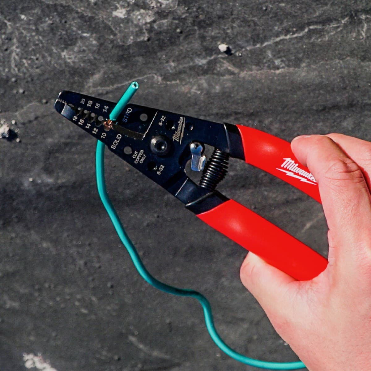 Milwaukee Tool Wire Stripper Multi-Function Electrician Professional Industrial Grade Crimping and Stripping Pliers