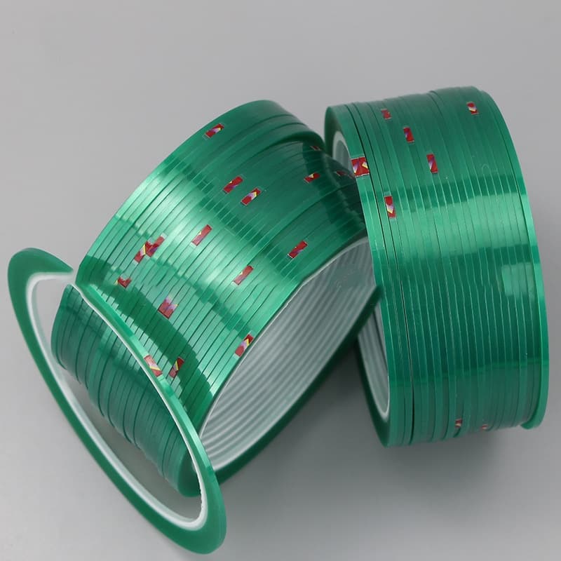 False eyelash high-temperature tape, PET green for planting and grafting three or four-leaf clover 2mm 3mm heat-resistant