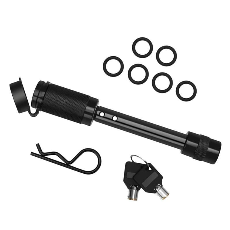 Extended Trailer Hitch Lock, Dumbbell-Shaped Trailer Lock for RV, Trailer, Off-Road Vehicle, 5/8 Inch Pin Lock Anti-Theft