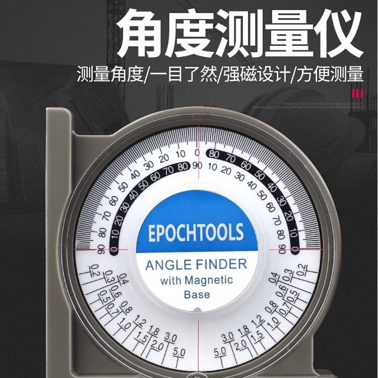 Angle Gauge Magnetic Multi-function Slope Gauge Measuring Tool Woodworking Level Protractor Construction Level Gauge Angle Ruler