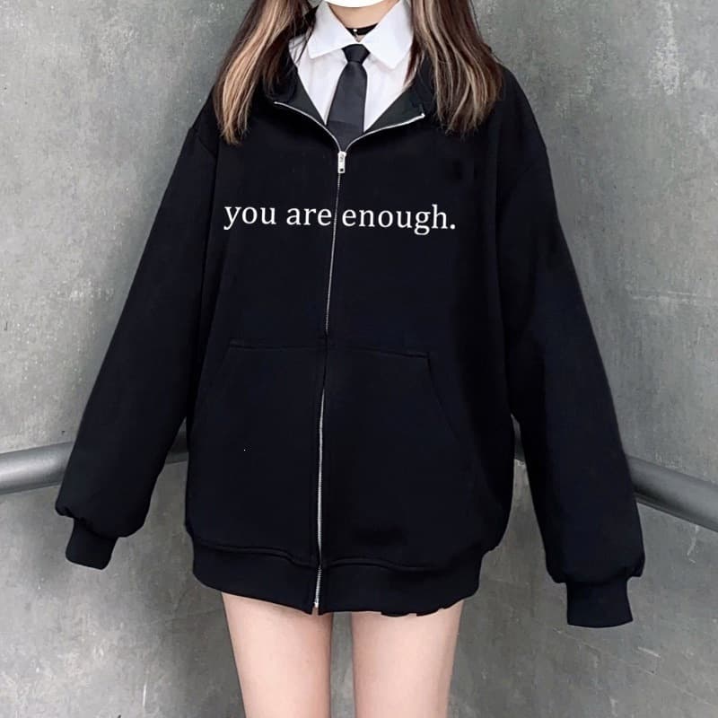 Cross-Border Unisex Hoodies for Teenagers and Girls, Autumn Jackets, Oversized Sweatshirts, Casual Drawstring Zip-Up Sweatshirts