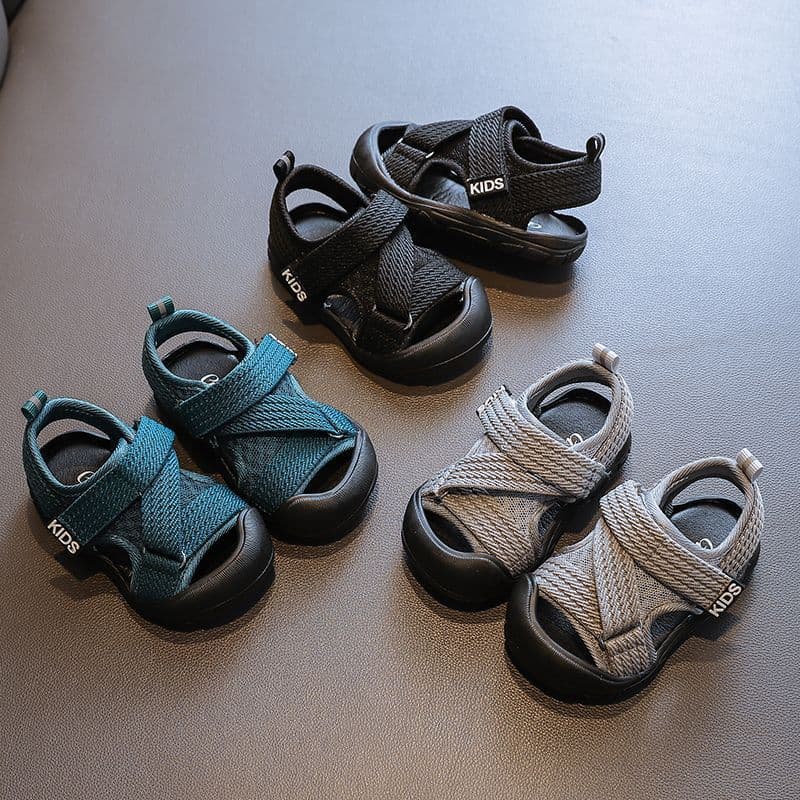 Boys' Sandals 2025 Summer New Export Style Toddler Walking Shoes Non-slip Girls' Mesh Children's Sandals