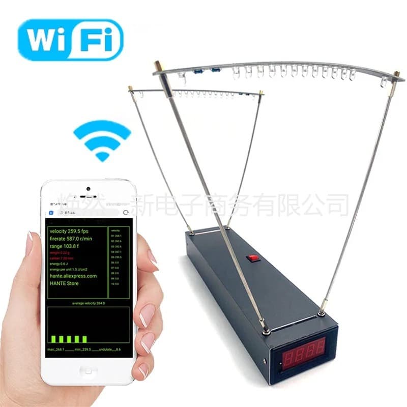 Canopy-style Slingshot Speed Meter Professional Muzzle Velocity Tester for Archery and Gel Ball Blaster Speed Measurement Factory Direct Supply