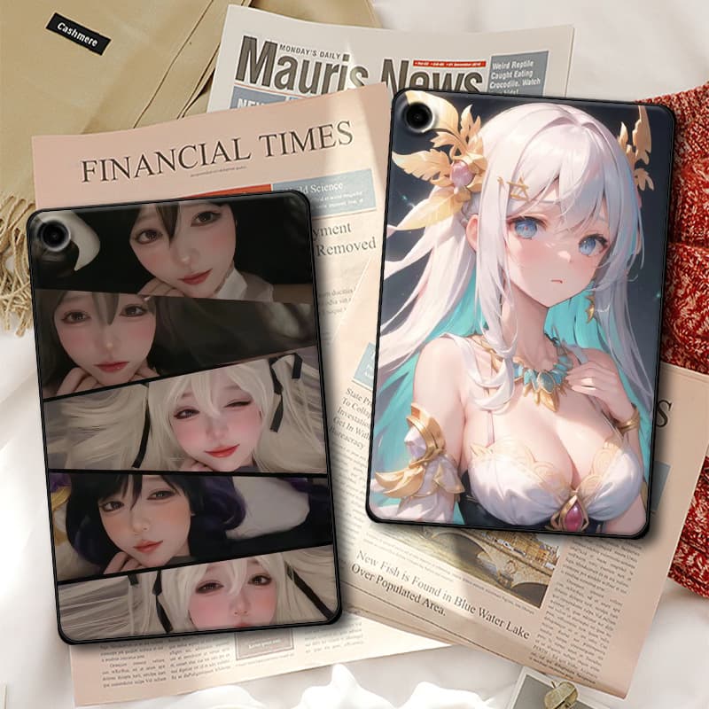 Compatible with Samsung Tab A9+ Tablet Case A9plus Soft Shell 8.7 Shockproof 11 Japanese Anime Secondary Dimension Ins