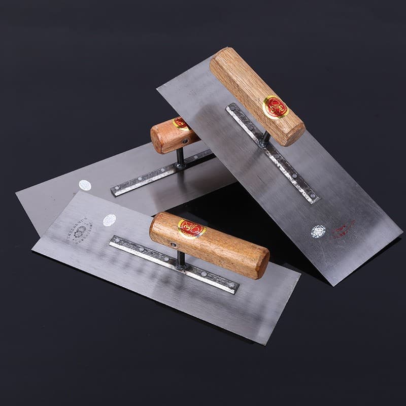 Factory-made putty trowels, plastering tools, trowels, stainless steel trowels, thickened flat trowels for masons.
