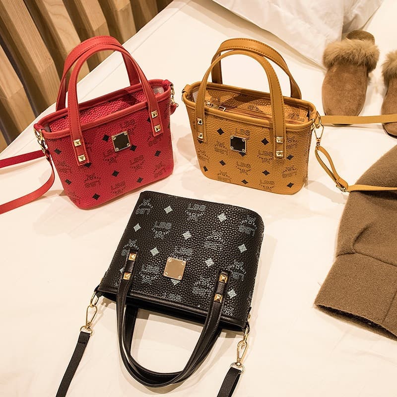 Classic bucket bag 2023women handbags European and American retro small handbag fashion women's shoulder bag