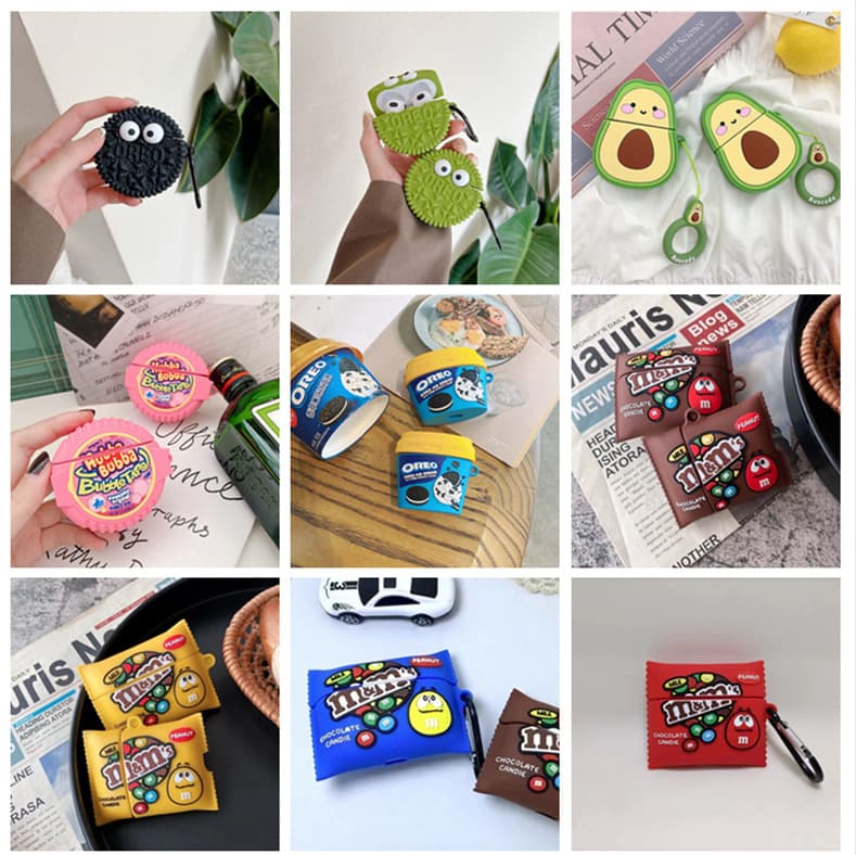 Cross-border creative snacks Apple AirPods Pro 2 generation wireless Bluetooth headphone shell drink suitable protective cover soft