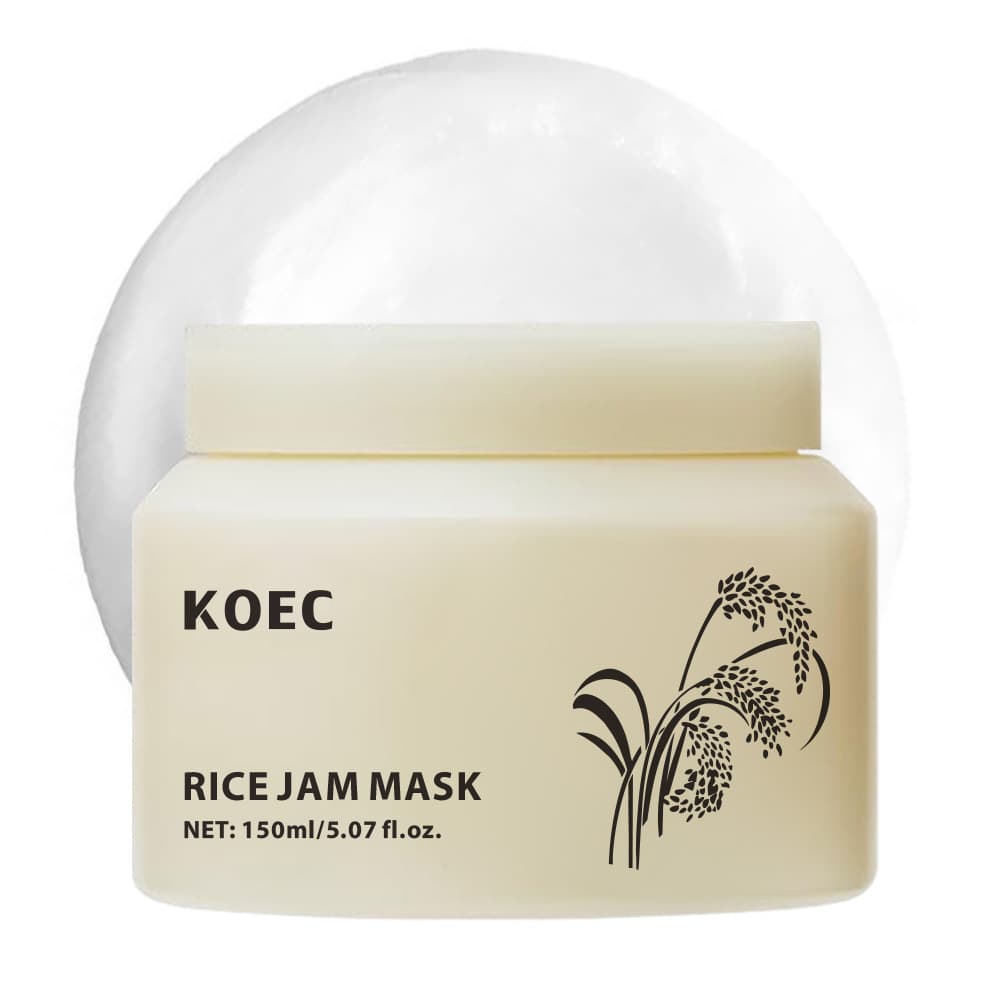 KOEC Cross-Border Rice Paste Cleansing Mask 150g Rice Nourishing Mask tk Bestseller Rice Jam Mask