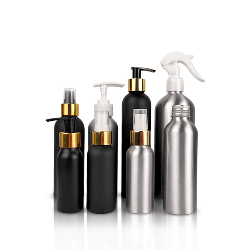 In Stock 250ml 500ml Aluminum Can Essential Oil Bottle Detergent Lubricant Chemical Packaging Bottle Perfume Refill Aluminum Bottle