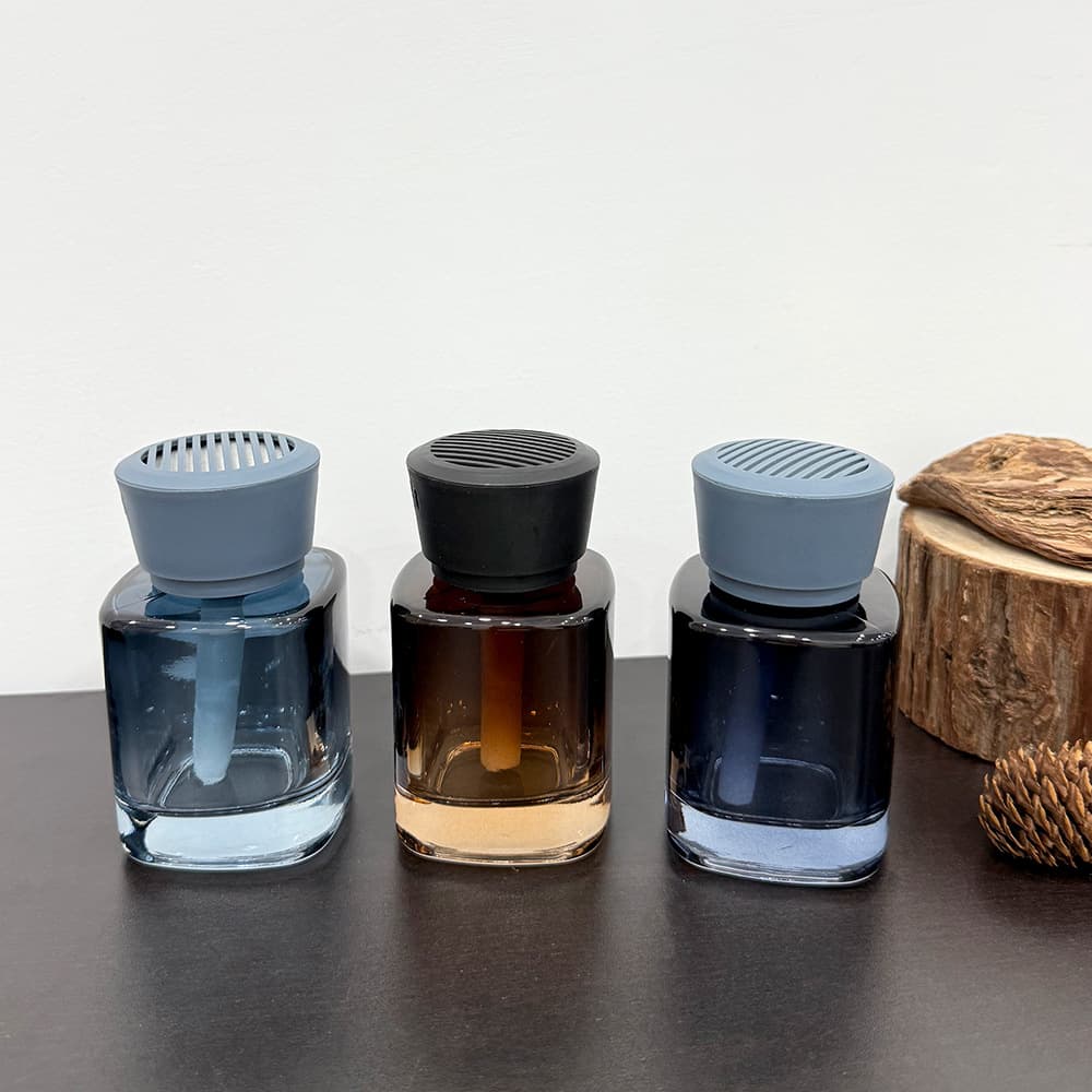 New Wholesale 100ML 100ML Rounded Square Bottle Aromatherapy Glass Bottle Reed Diffuser Bottle Indoor Fragrance