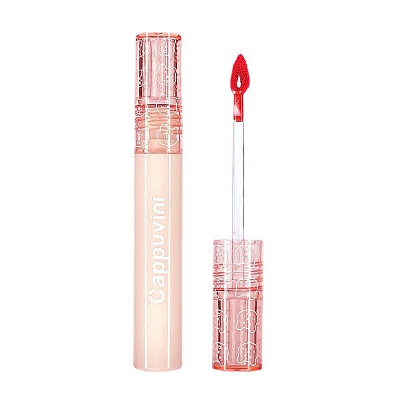 Cross-border Beauty Bubble Lip Gloss Mirror Water Glass Lip Gloss Women Lipstick Affordable Student Milk Tea Color Lip Gloss