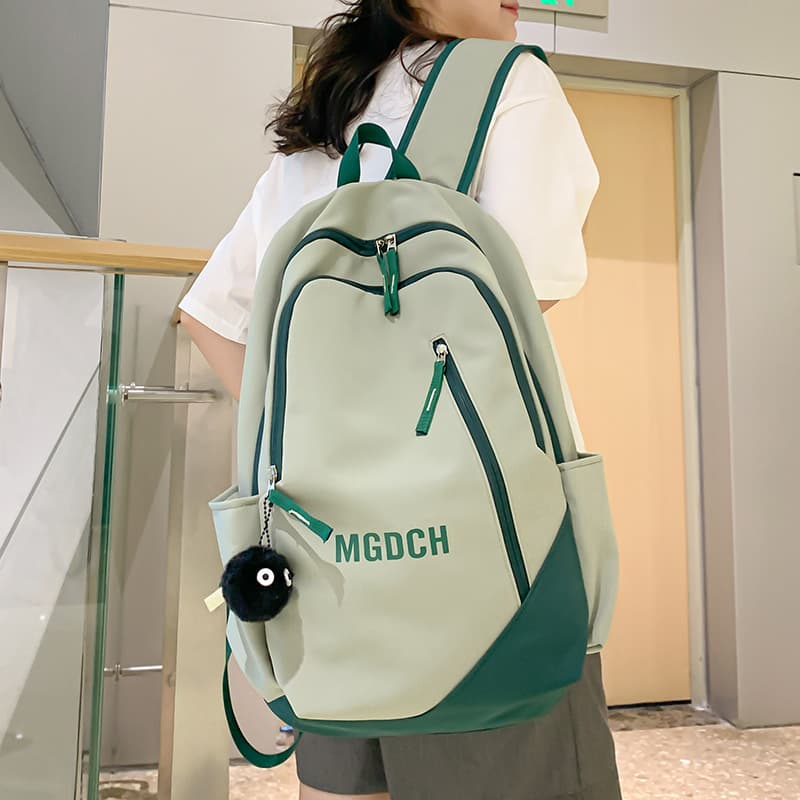 Wholesale New Style Simple Casual Trendy Backpacks for Junior High and High School Students, Female School Bags, Large Capacity Backpacks for Class