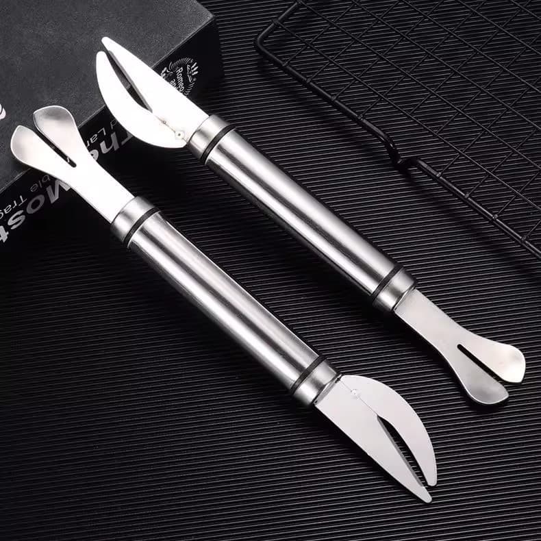 Double-headed Stainless Steel Duck Intestine Cleaning Knife, Shrimp Deveiner, Multi-purpose Shrimp Peeler, Fish Gutting Knife, Kitchen Duck Intestine Tool