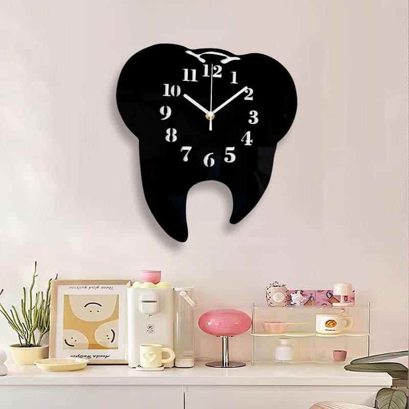 Minimalist Dental Clinic Decoration Dental Wall Clock Modern Dental Silent Clock Creative Clock for Living Room