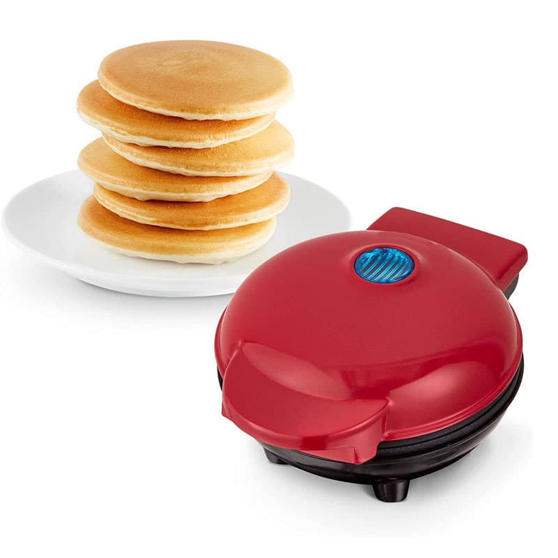 Amazon Best Selling Mini Waffle Maker Breakfast Maker Non-Stick Flat Waffle Maker